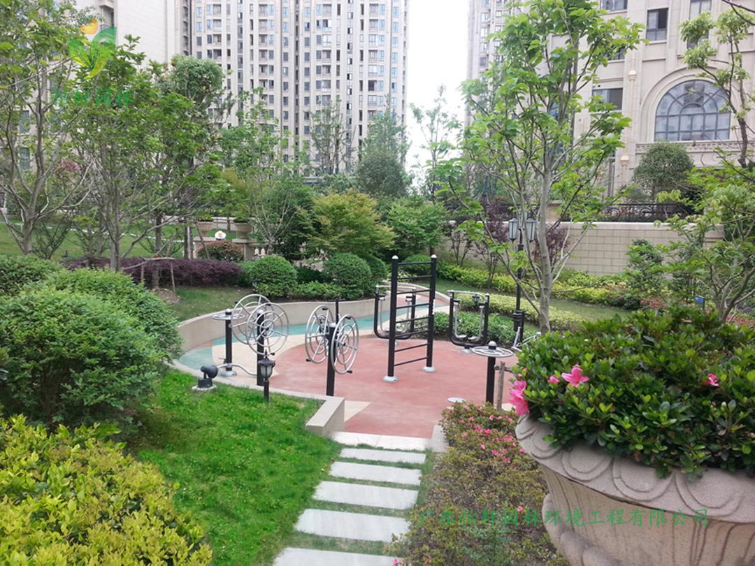 上海远洋香奈高档小区园林绿化工程效果图